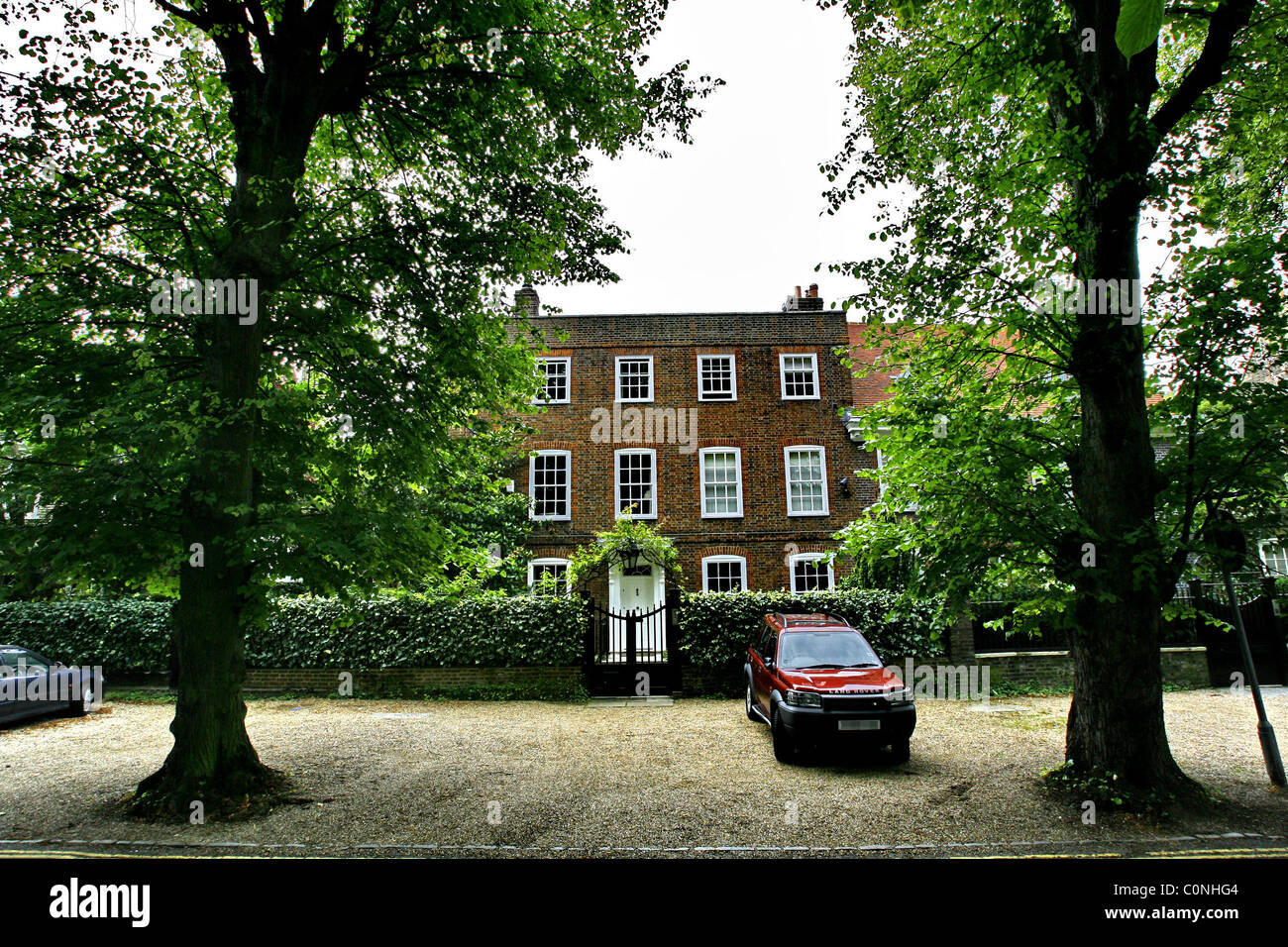 George Michael's house di Highgate Londra Inghilterra - Ottobre 2008 Foto Stock