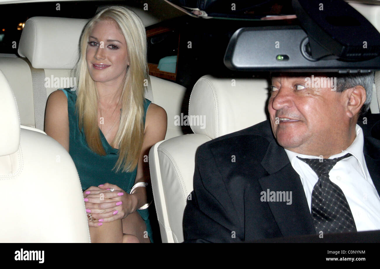 Heidi Montag lasciando Lauren Conrad del partito a STK Los Angeles, California - 14.10.08 Foto Stock