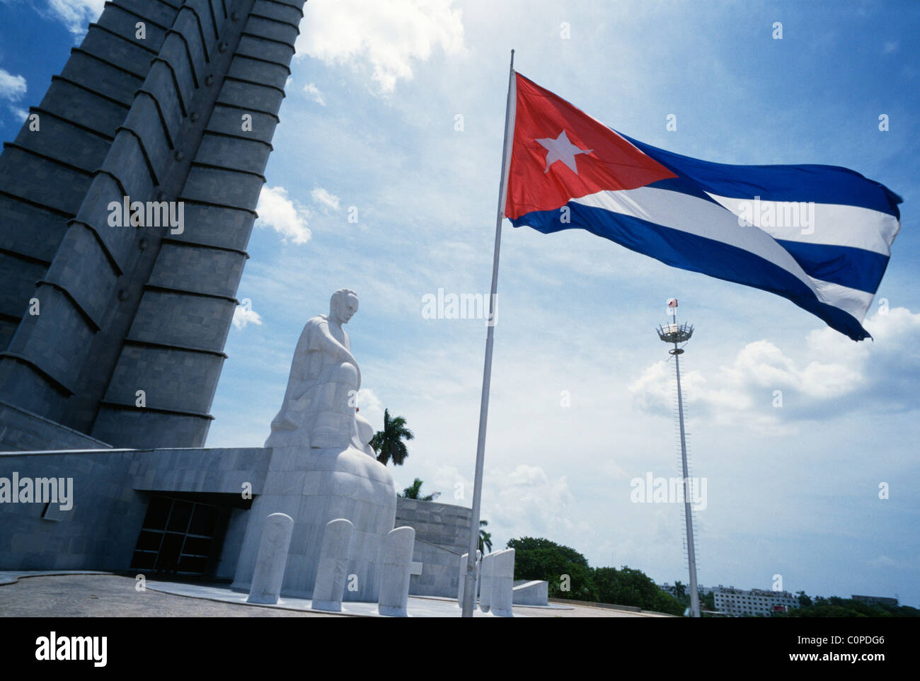 L'Avana, Cuba. Il Memorial y Museo a Jose Marti sulla Plaza de la Revolucion. Foto Stock