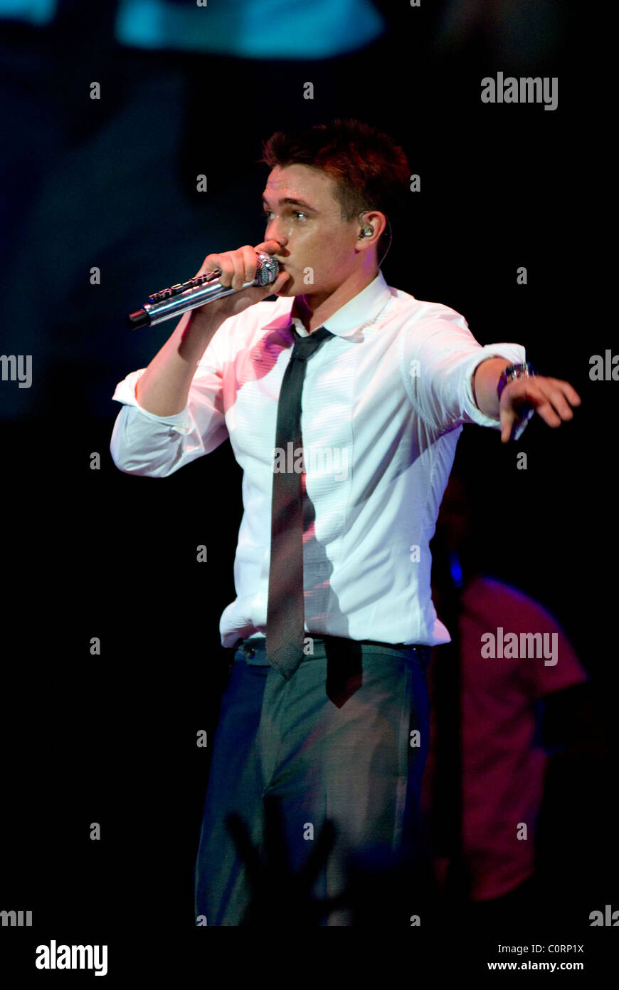 Jesse McCartney esegue presso il B96 Jingle Bash all'Allstate Arena di Chicago, Illinois - 16.12.08 C.M. Wiggins/ .com Foto Stock