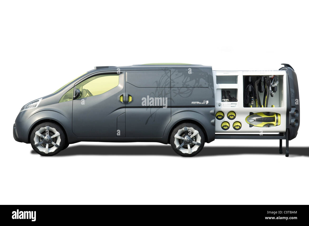 F-A-B - Nissan NV200 è go! Nissan NV200 Concetto van era uno degli indubbi stelle dell'Hanover Visualizza - e designer Foto Stock