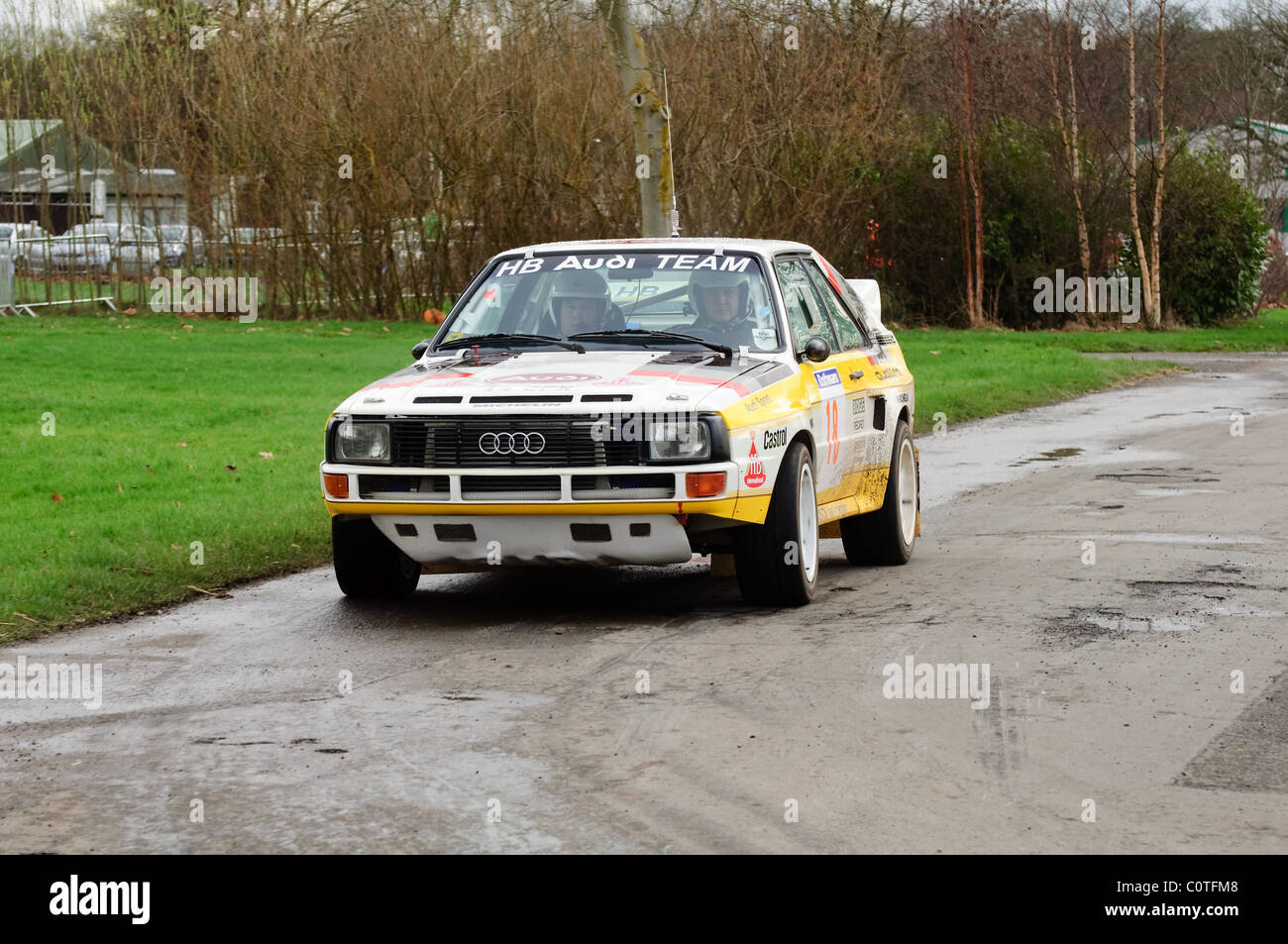 1984 Audi Sport quattro, Andy Krinks - Gara retrò, Stoneleigh Park Foto Stock