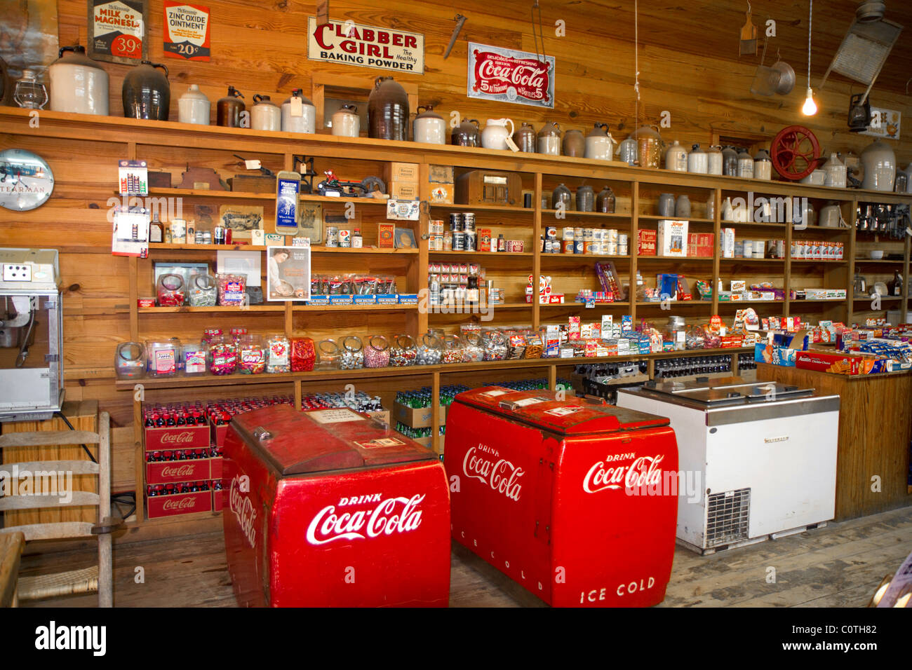 Piccola città del Mississippi è una funzione del Mississippi agricoltura e silvicoltura Museum Situato in Jackson, Mississippi, Stati Uniti d'America. Foto Stock