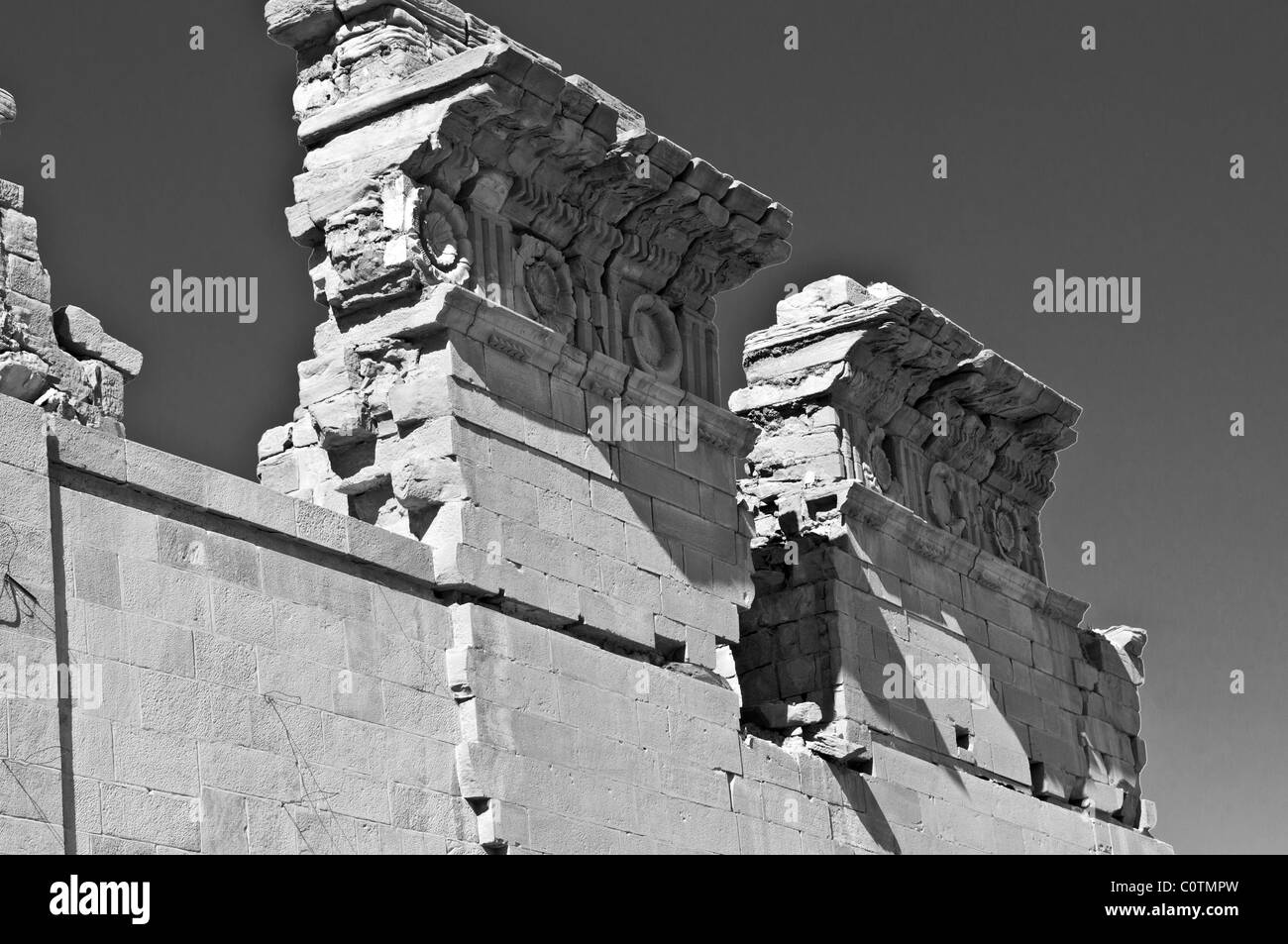 Petra royal Regno di Giordania,templi e tombe Foto Stock