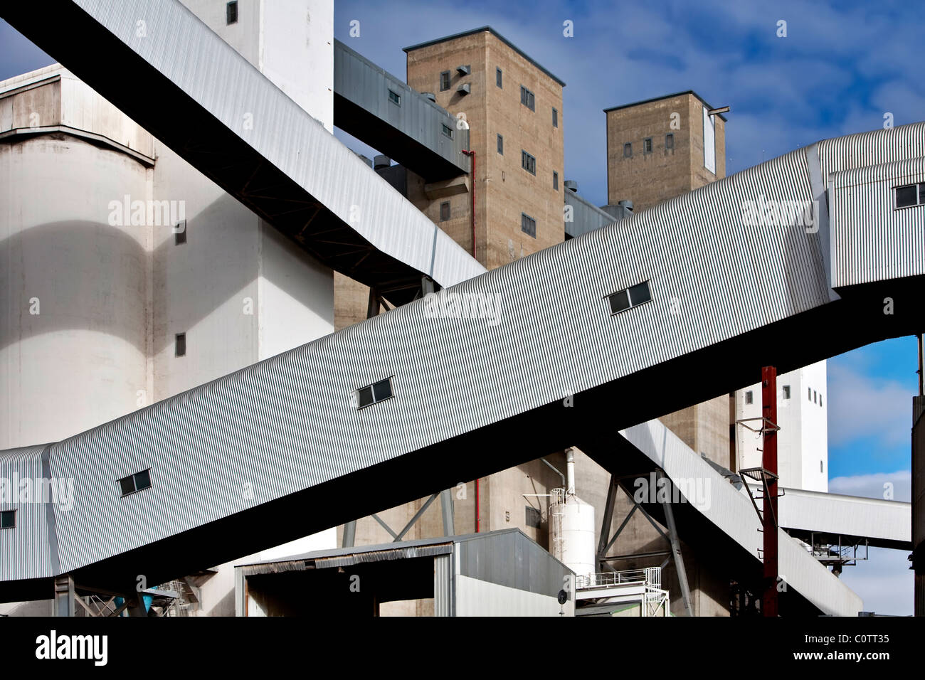 Silo Wallaroo Yorke Peninsula South Australia Foto Stock