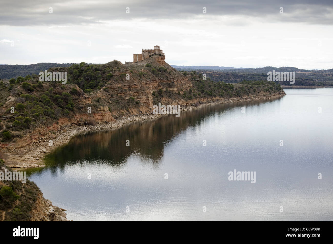 Isola di Magdalena e hermitage Foto Stock