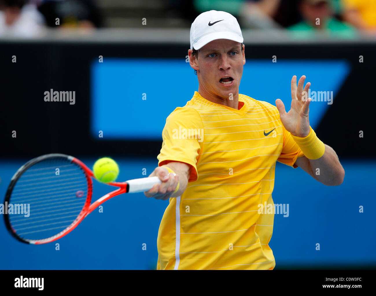 Tomas BERDYCH (CZE) presso l'Australian Open 2011 Torneo di tennis . Foto Stock
