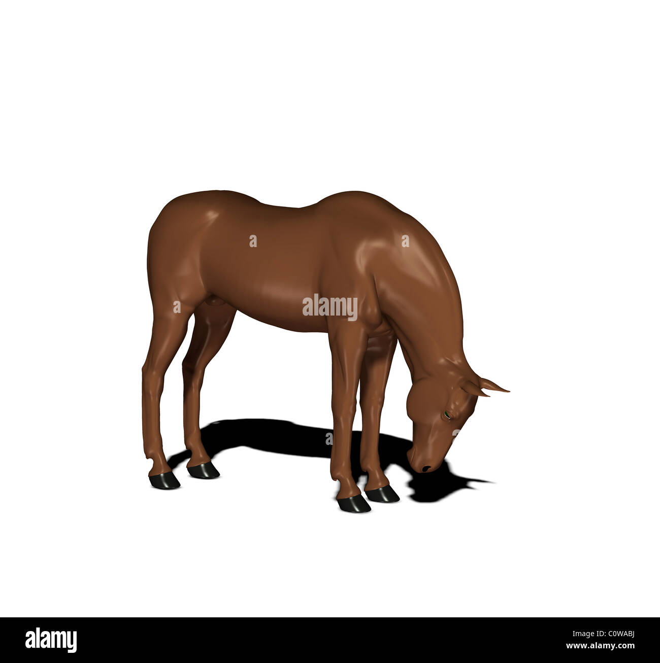Illustrazione del cavallo Foto Stock