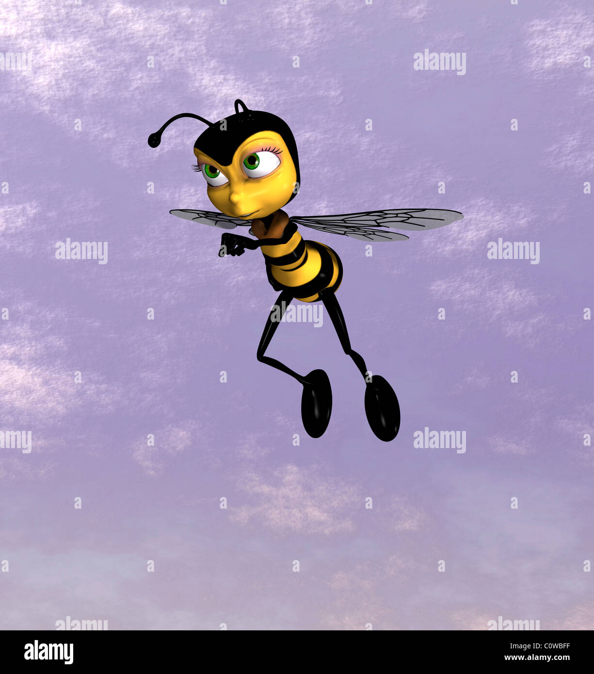 Illustrazione delle api Foto Stock