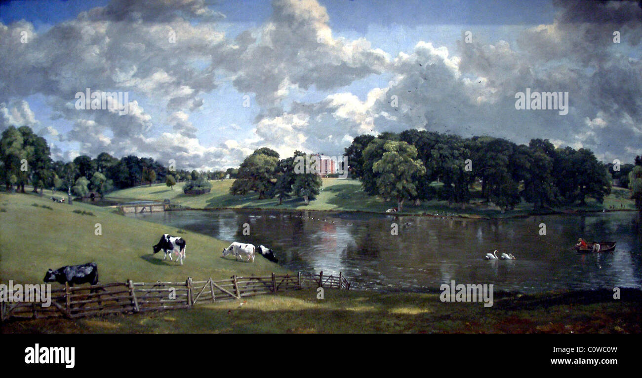 Wivenhoe Park, da John Constable Foto Stock