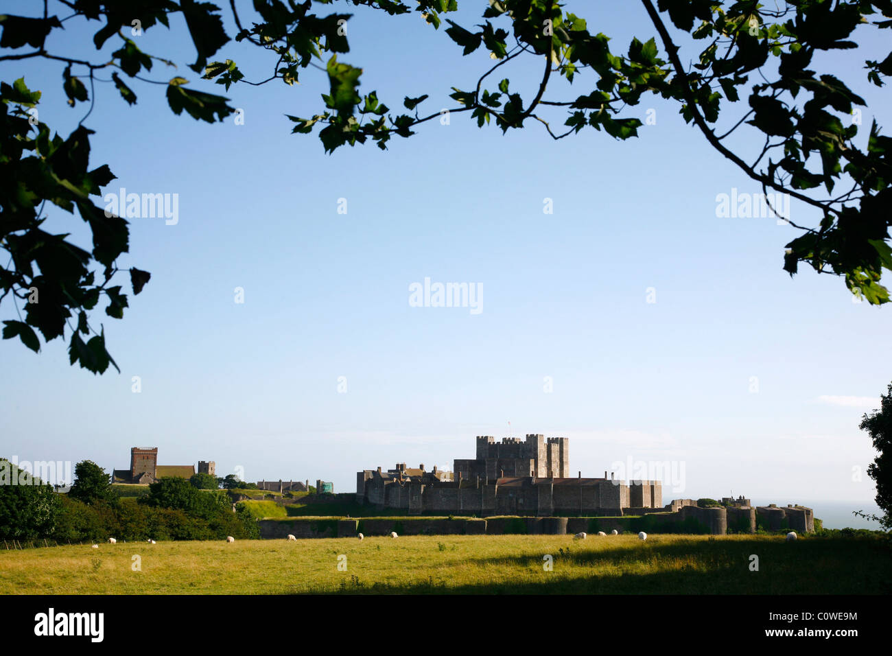 Il castello di Dover, Dover, Kent, Inghilterra, Regno Unito. Foto Stock