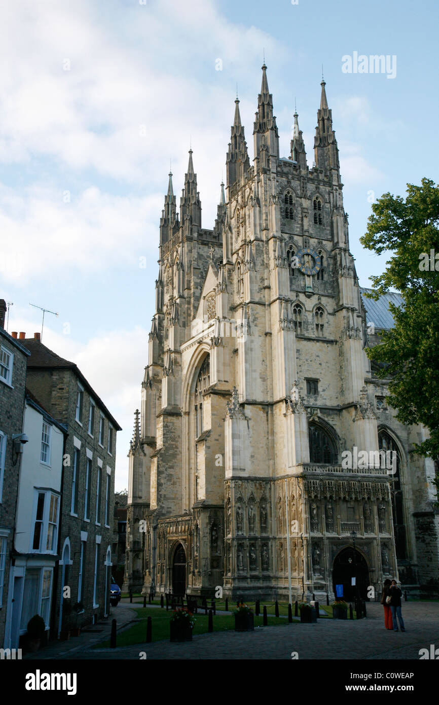 La Cattedrale di Canterbury, nel Kent, Inghilterra, Regno Unito. Foto Stock