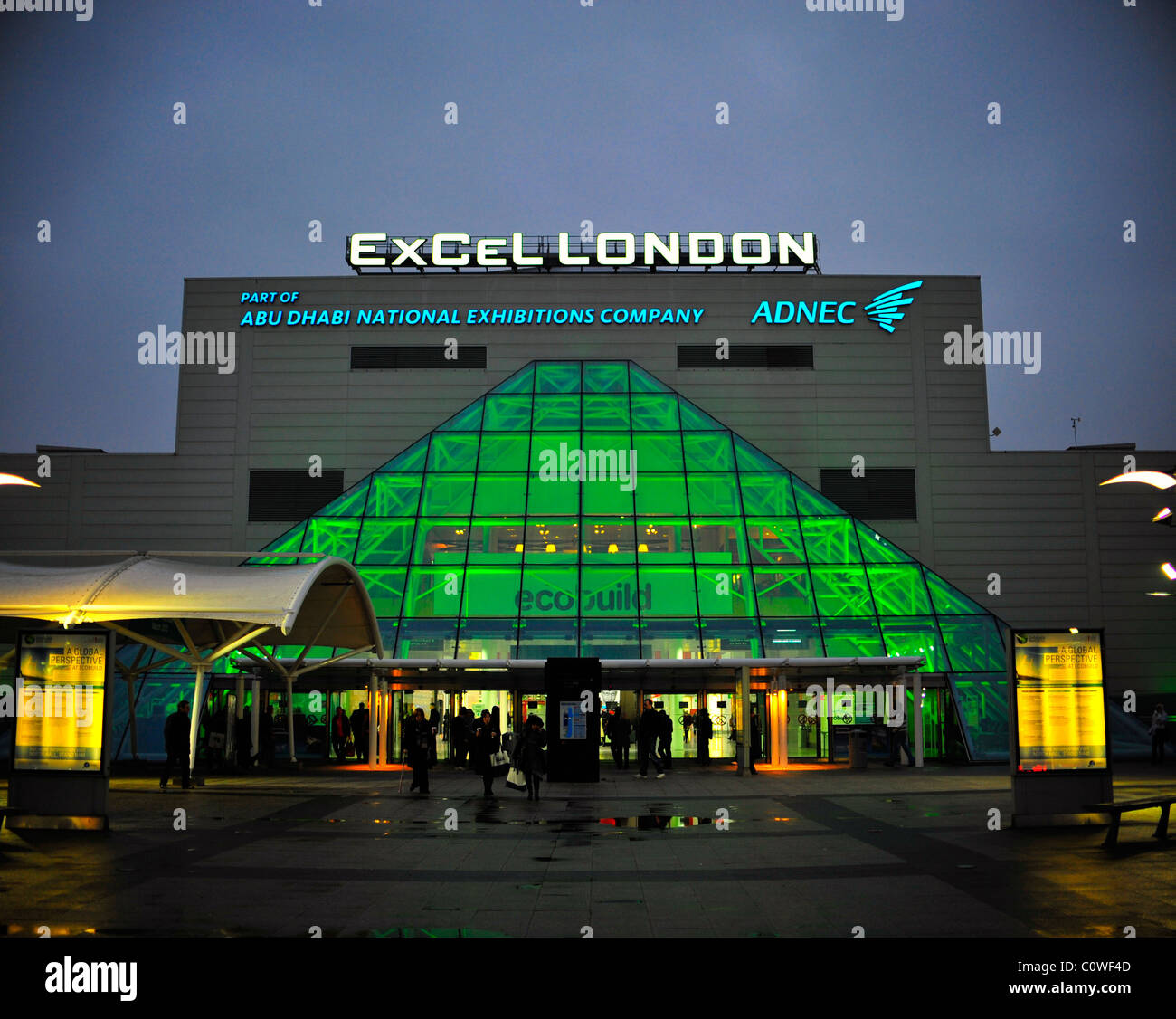 Londra Excel Exhibition Centre Foto Stock