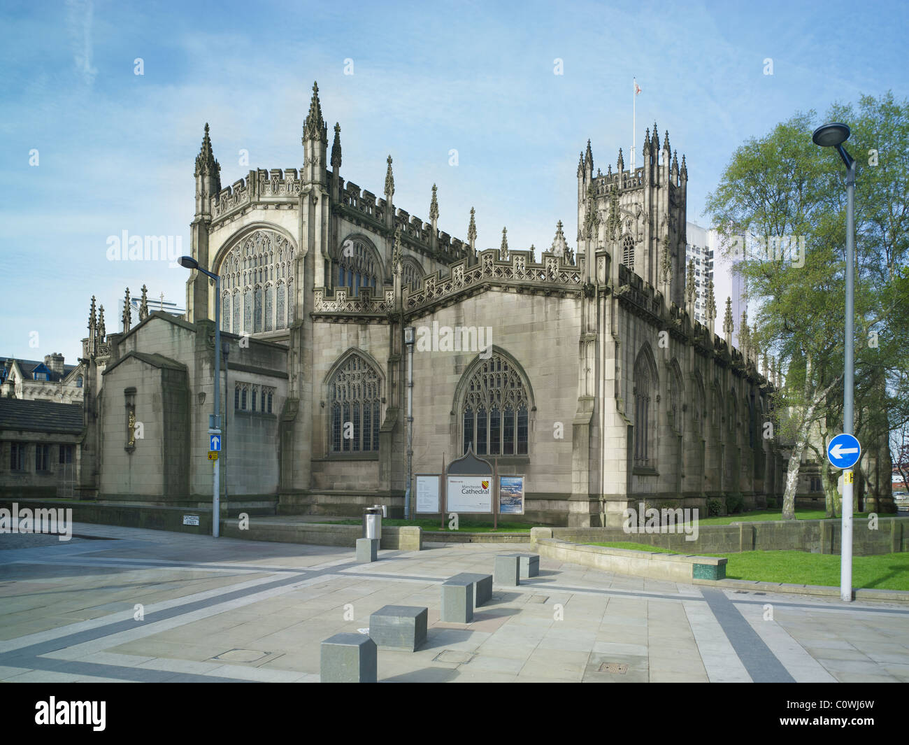 East End, Cattedrale di Manchester Foto Stock