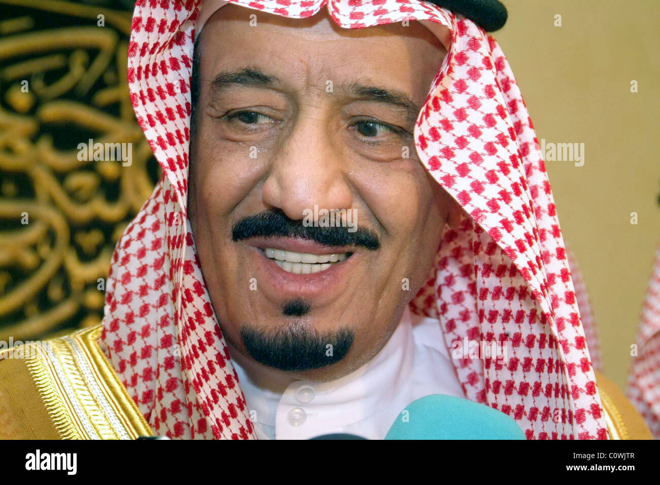 RIYADH GOVERNATORE Principe Salman bin Abdul Aziz, uno dei più potenti membri della famiglia reale e vicino al re AdbullAH Foto Stock