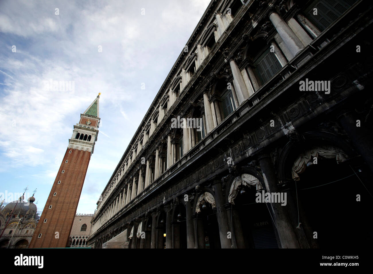 Il Campanile in Piazza San Marco, Venezia, Italia Foto Stock