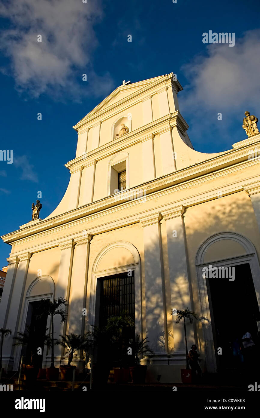 Stati Uniti d'America, Caraibi, Puerto Rico, San Juan, città vecchia, della Cattedrale di San Juan Bautista (St. Giovanni Battista Cattedrale) Foto Stock