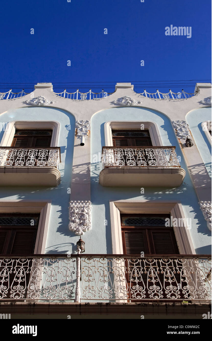 Stati Uniti d'America, Caraibi, Puerto Rico, San Juan, città vecchia, Architettura coloniale Foto Stock