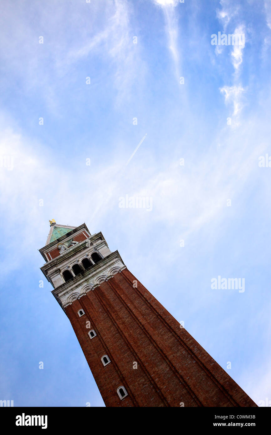 Il Campanile in Piazza San Marco, Venezia, Italia Foto Stock