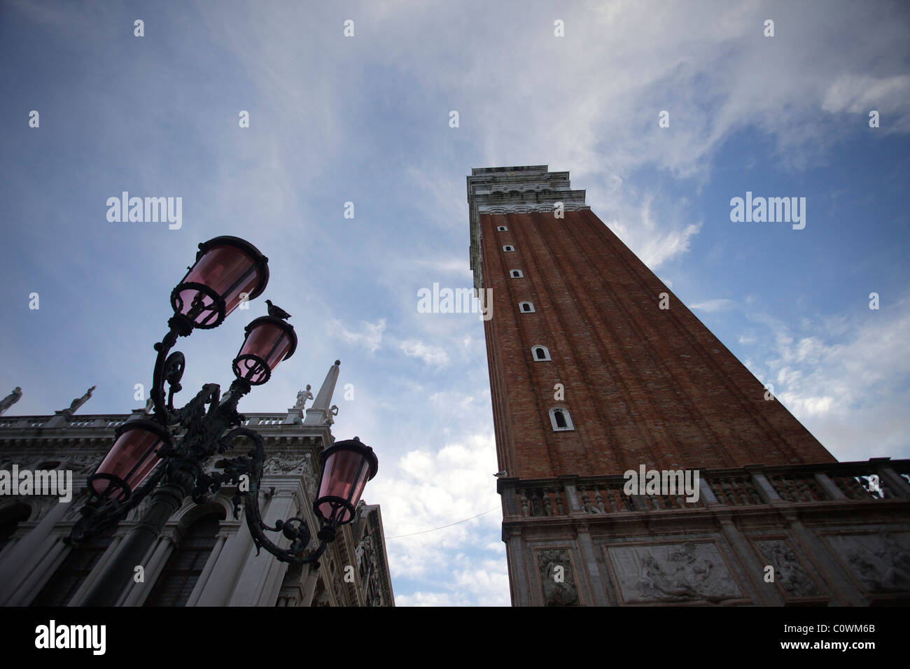 Il Campanile in Piazza San Marco, Venezia, Italia Foto Stock
