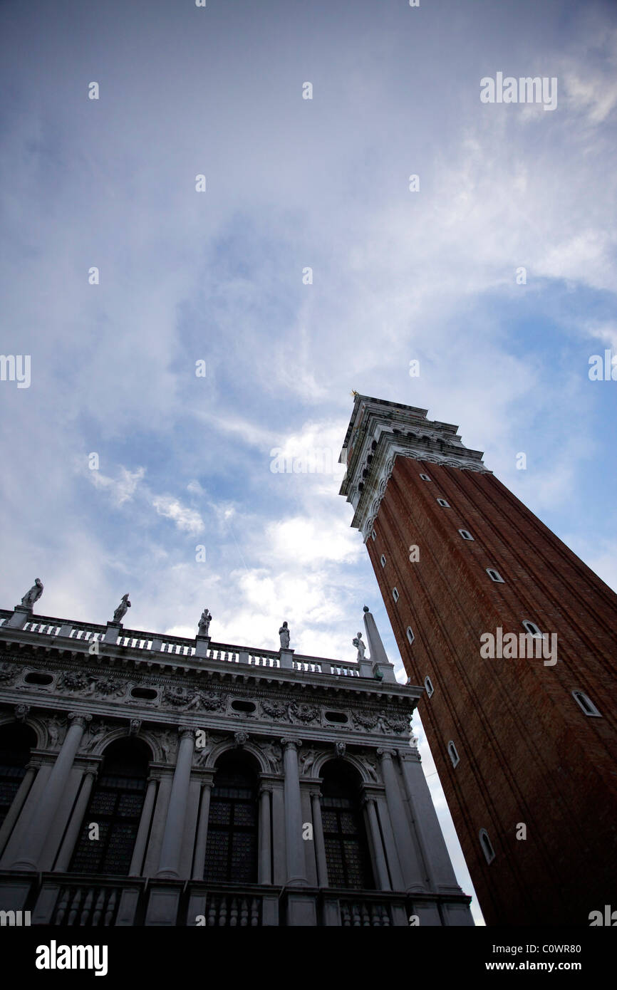 Il Campanile in Piazza San Marco, Venezia, Italia Foto Stock
