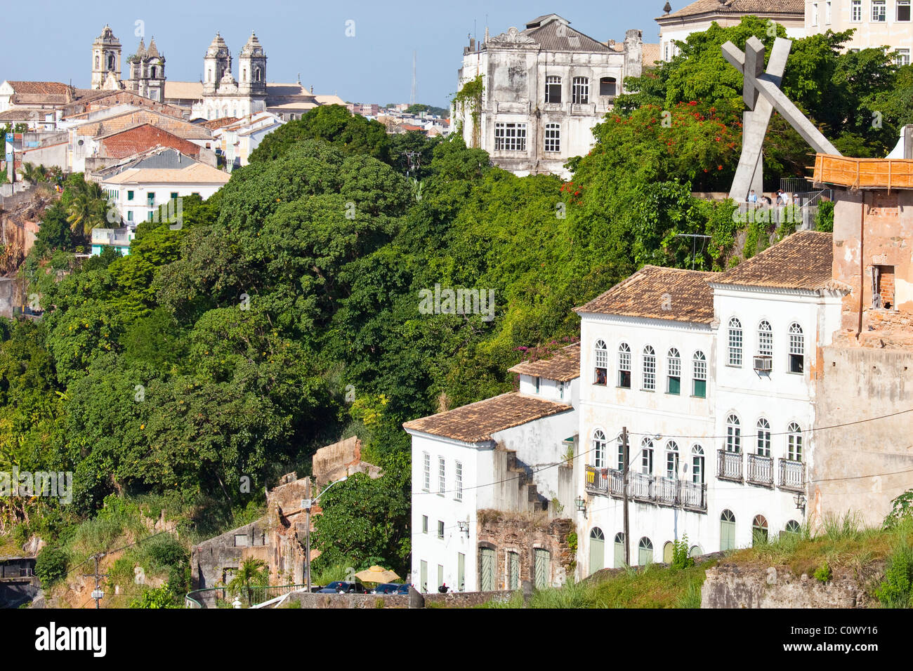 Pelourinho, la città vecchia in Salvador, Brasile Foto Stock