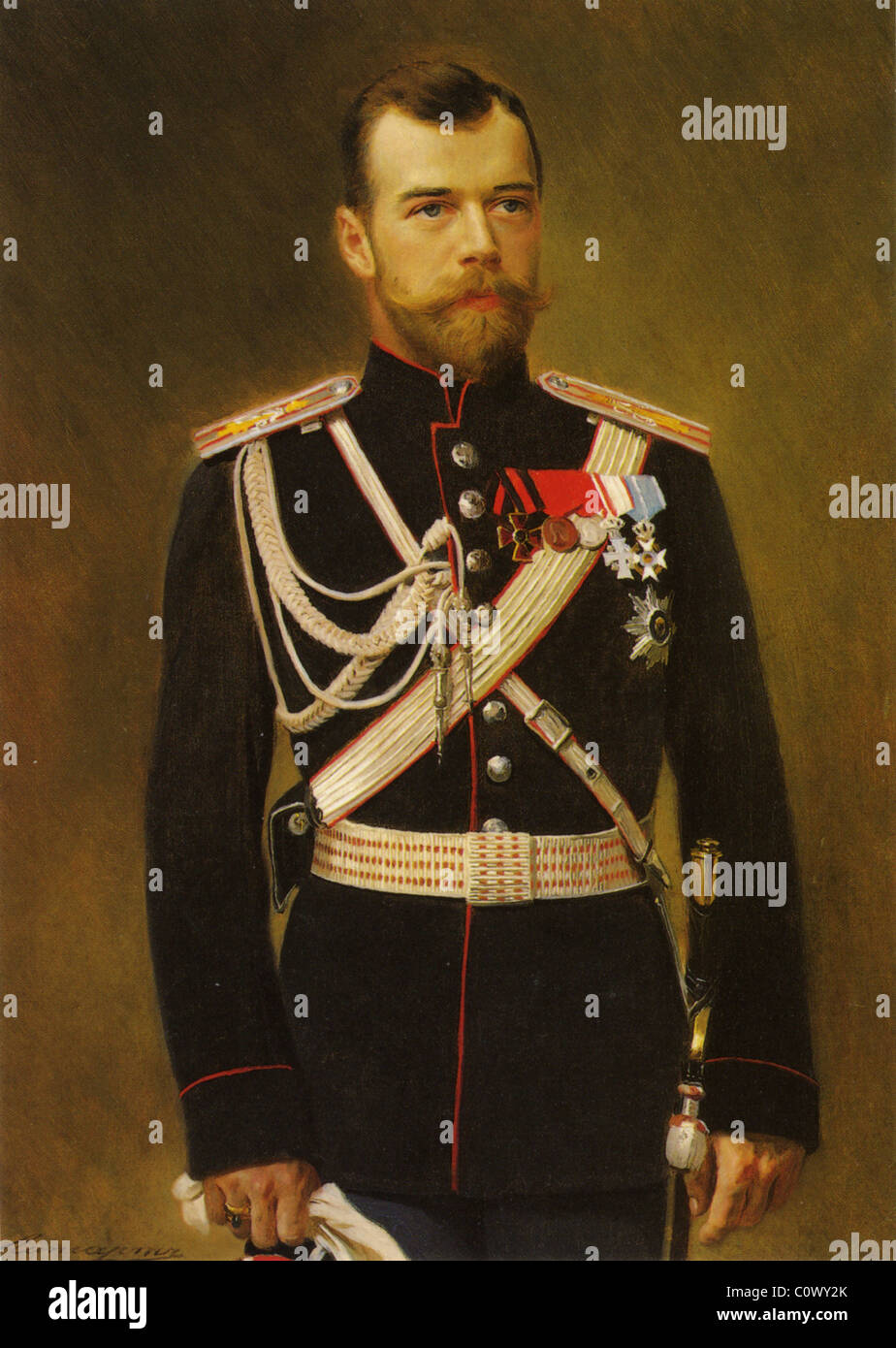 NICHOLAS II (1868-1918), ultimo imperatore di Russia Foto Stock