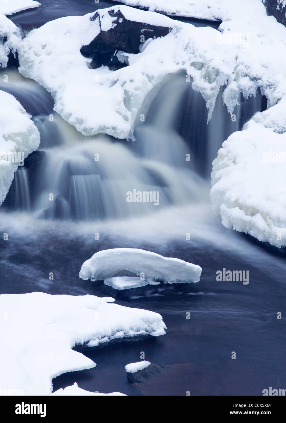 San Luigi River, Jay Cooke parco statale, Carlton County, Minnesota Foto Stock