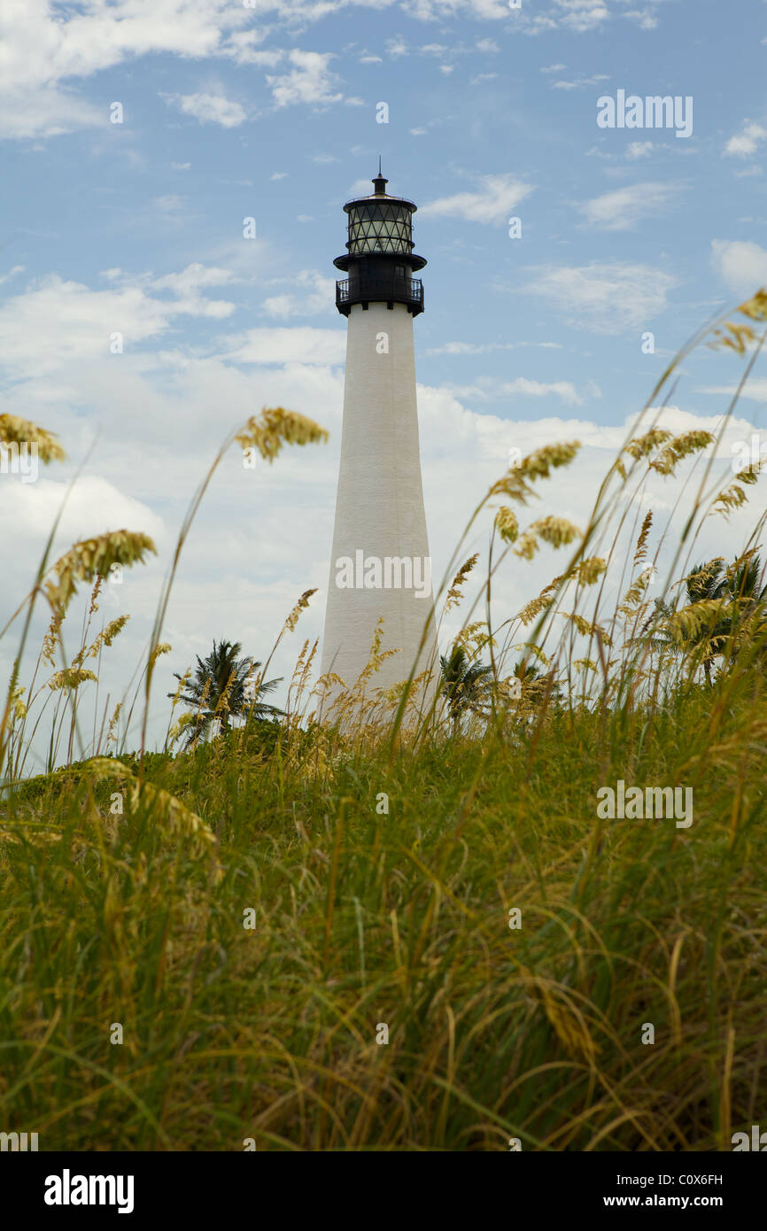 Cape Florida Lighthouse Foto Stock