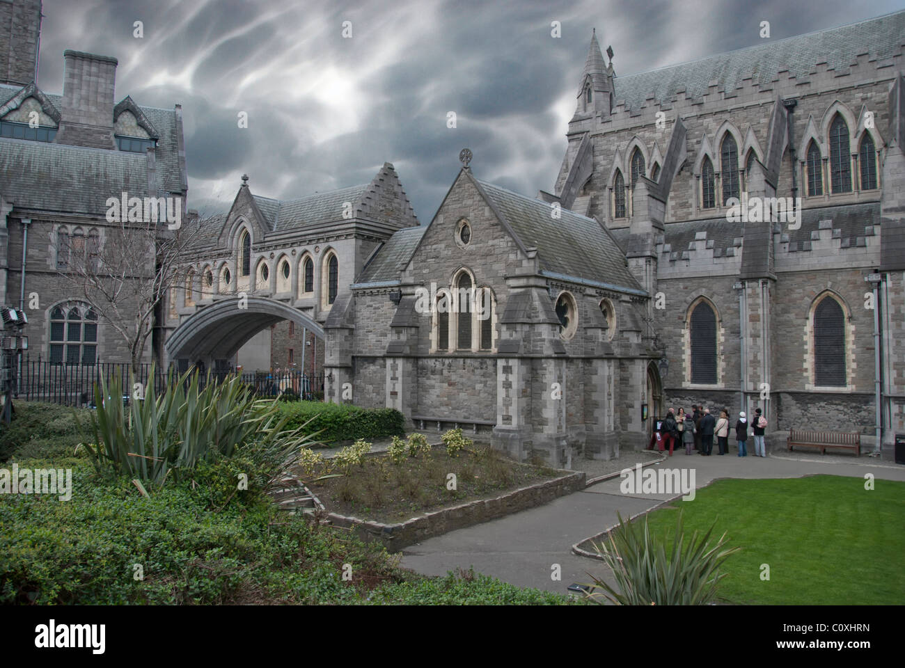 La cattedrale di Christ Church di Dublino, Irlanda Foto Stock