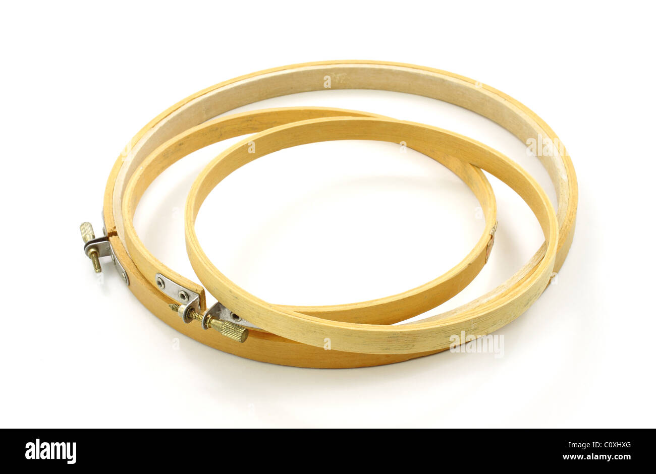 Telai per ricamo Foto Stock