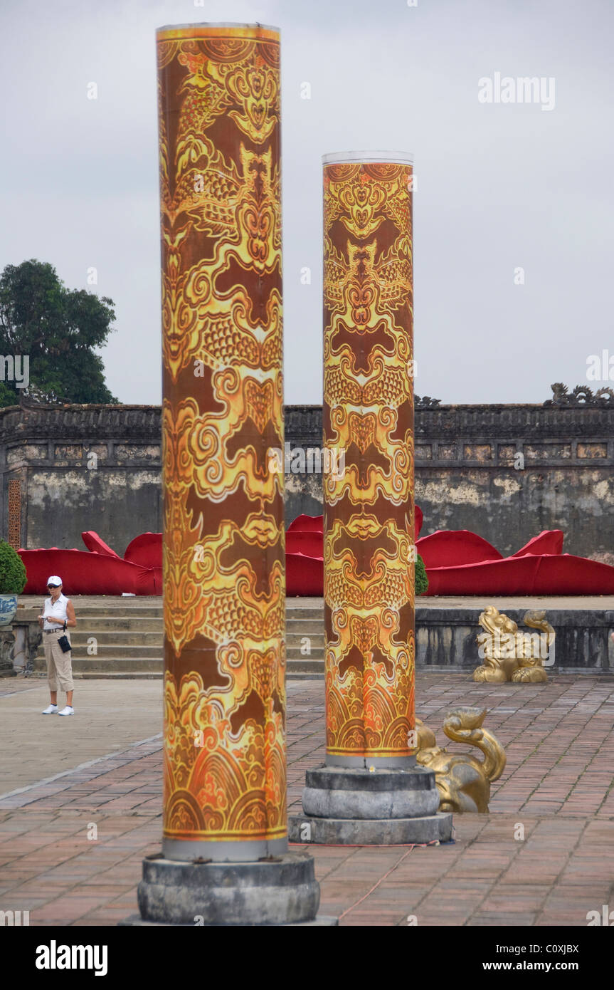 Asia, Vietnam, Da Nang. Antica capitale imperiale di Hue. Xvii secolo (Nguyen Dynasty) Royal cittadella di Hué, UNESCO. Foto Stock