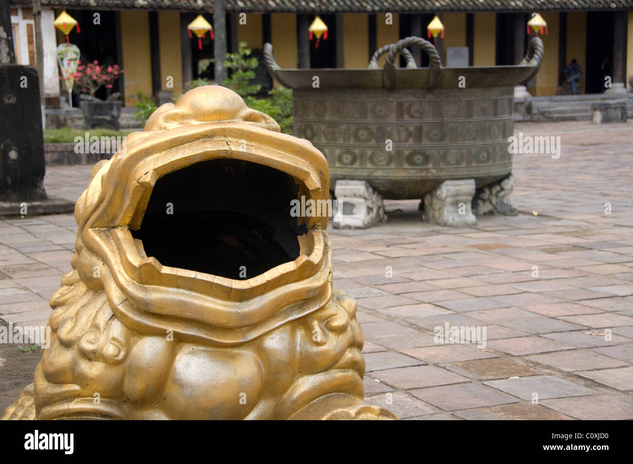 Asia, Vietnam, Da Nang. Antica capitale imperiale di Hue. Xvii secolo (Nguyen Dynasty) Royal la cittadella di Hue. Foto Stock