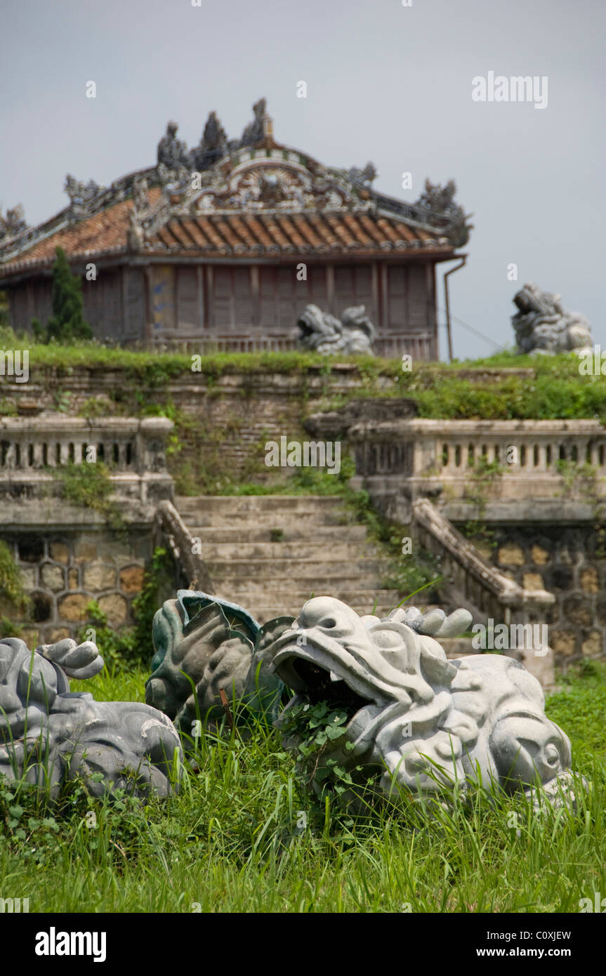 Il Vietnam, Da Nang. Antica capitale imperiale di Hue. Xvii secolo (Nguyen Dynasty) Royal cittadella di Hué, UNESCO Foto Stock