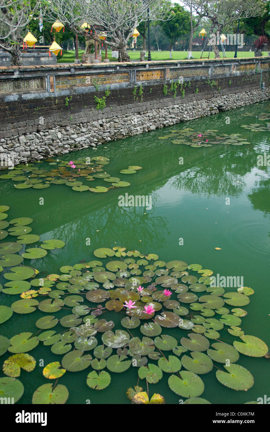 Asia, Vietnam, Da Nang. Antica capitale imperiale di Hue. Xvii secolo (Nguyen Dynasty) Royal Citadel. Foto Stock