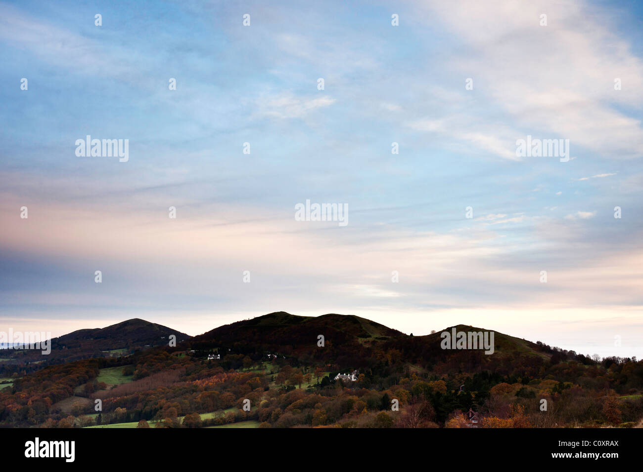 Malvern Hills Foto Stock