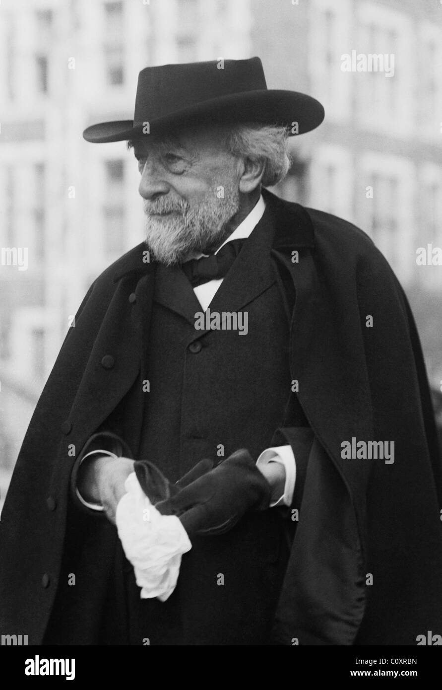 Foto d'epoca circa 1912 del pioniere tedesco-nato noi pediatra Abraham Jacobi (1830 - 1919). Foto Stock