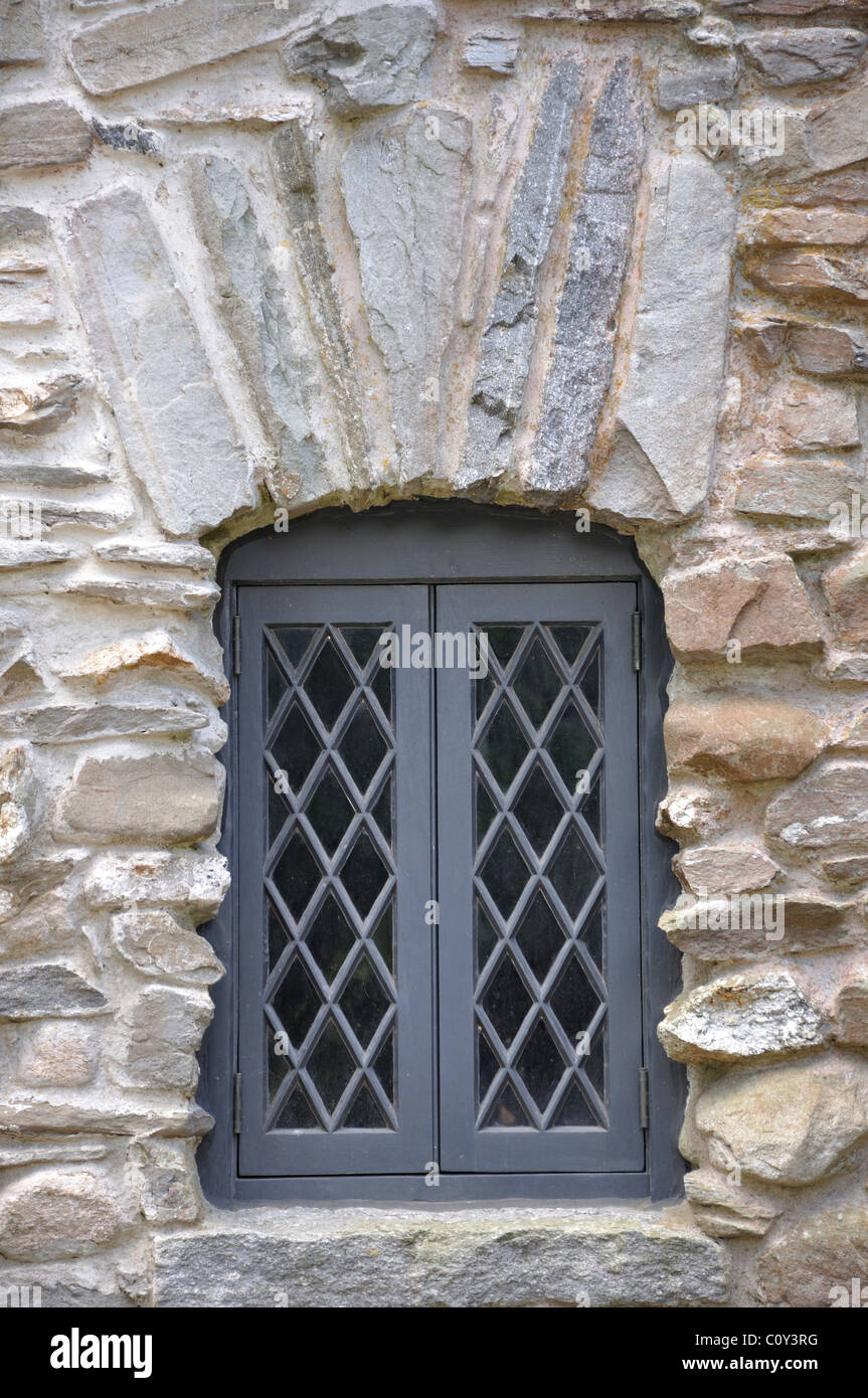 Il castello di Gillette in East Haddam, Connecticut - ex casa del famoso attore William Gillette che ha giocato Sherlock Holmes sul palco Foto Stock