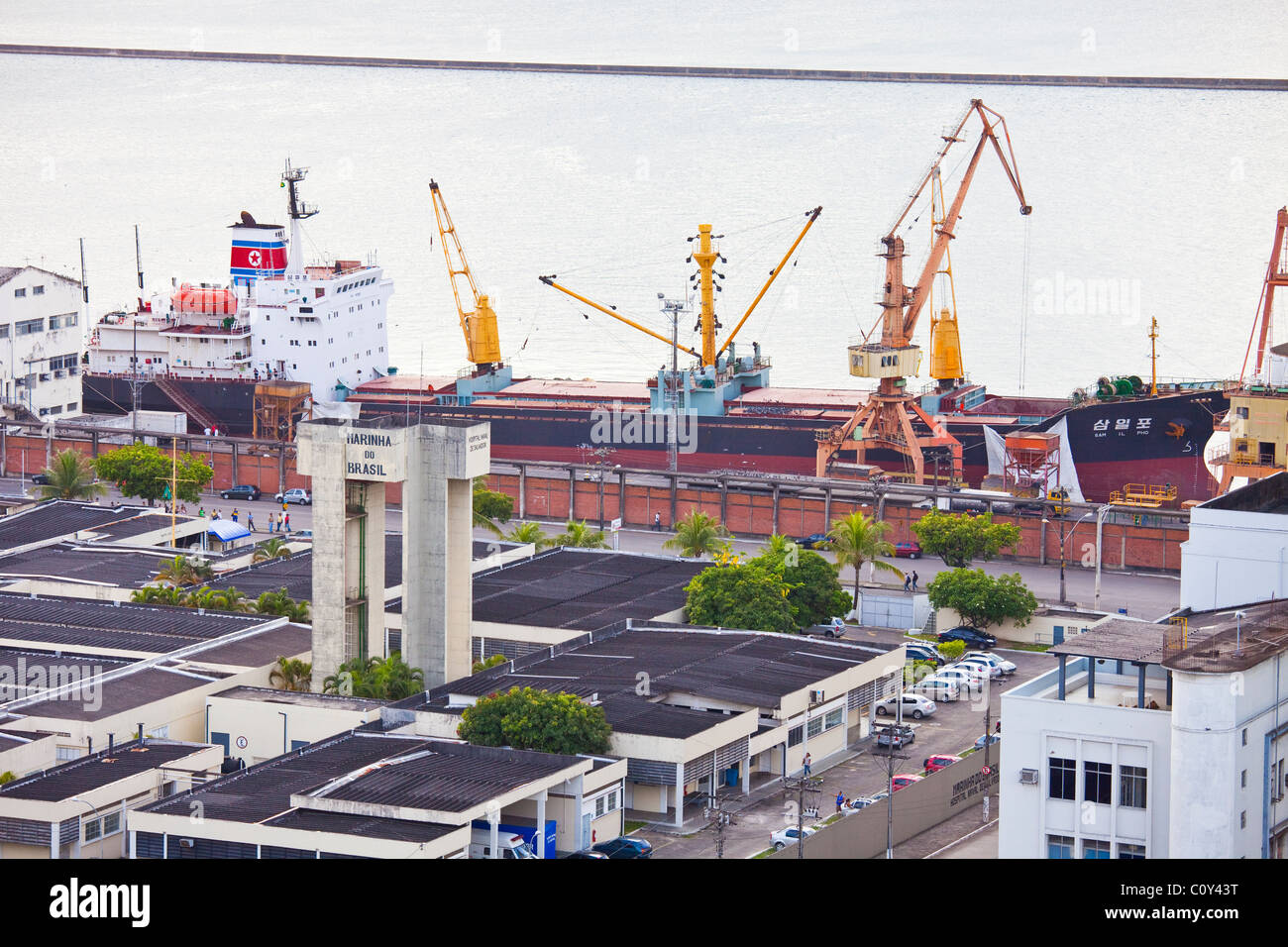 Corea del Nord nave nel porto di Salvador, Brasile Foto Stock