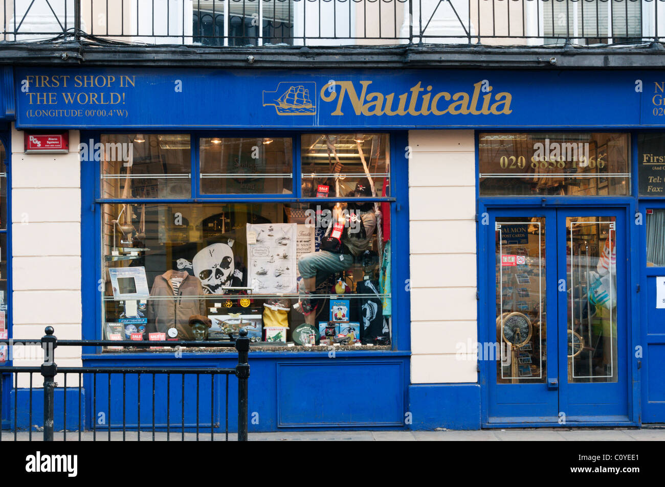 Nauticalia shop a Greenwich, Londra del sud Foto Stock