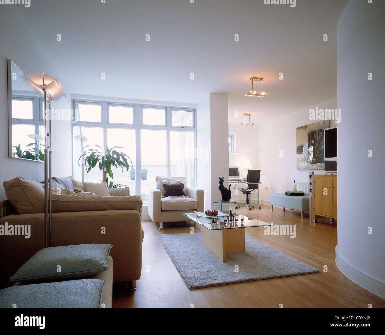 Interior shot di area lounge Foto Stock