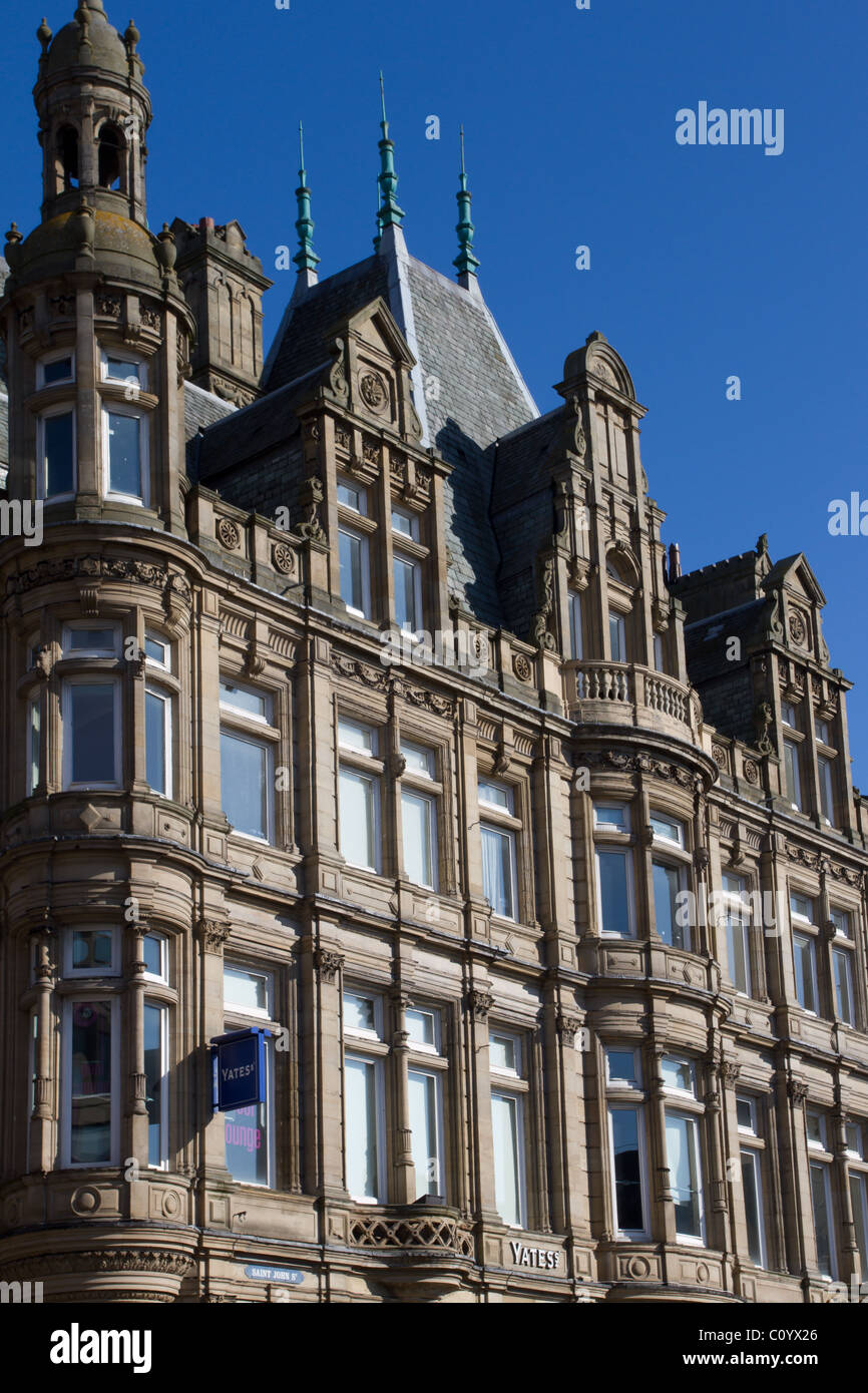 Yates Winelodge su Grainger st parte di Grainger cittadina nel centro cittadino di Newcastle. Foto Stock