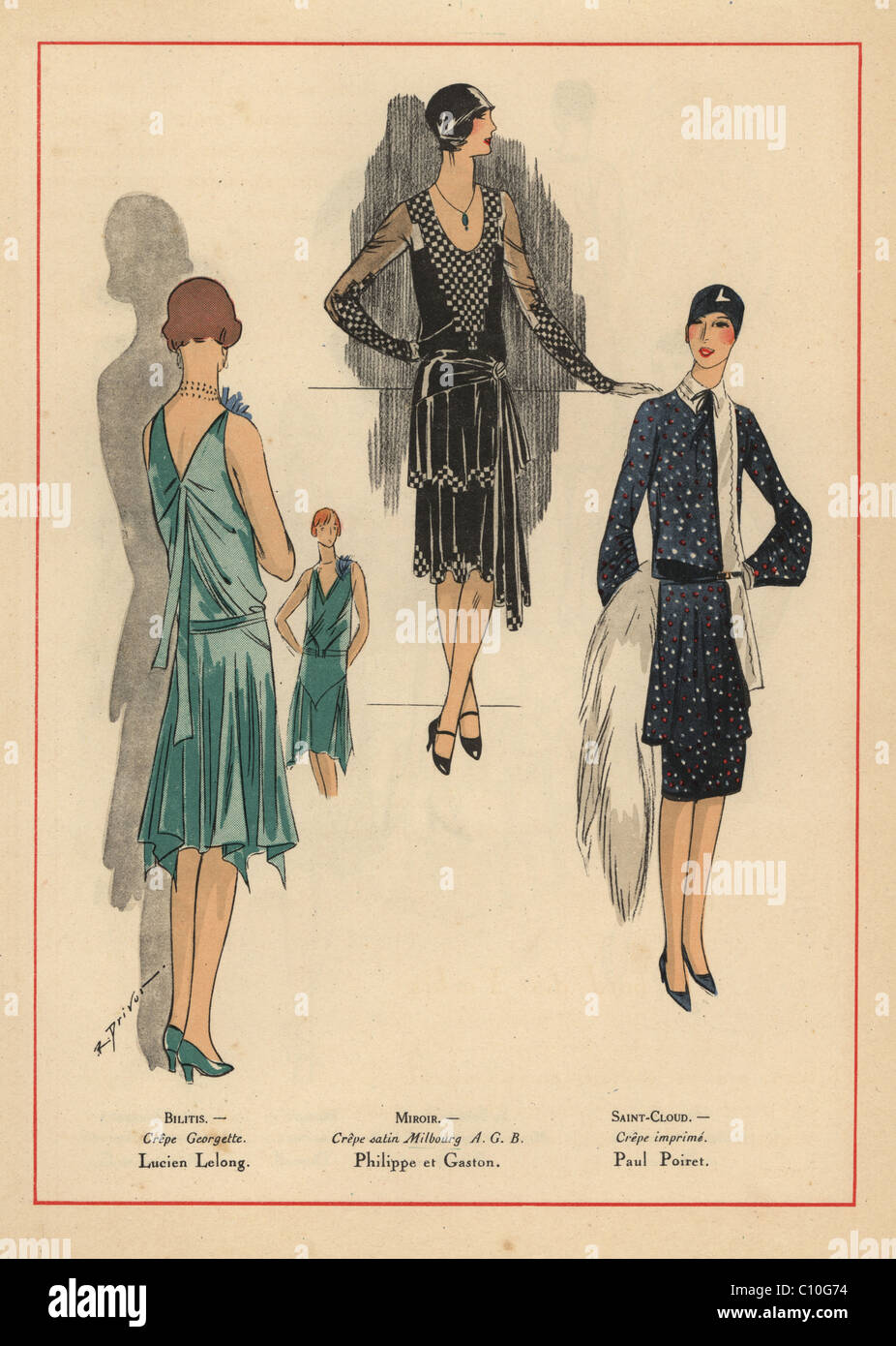 Vestiti da donna dal 1928. Foto Stock