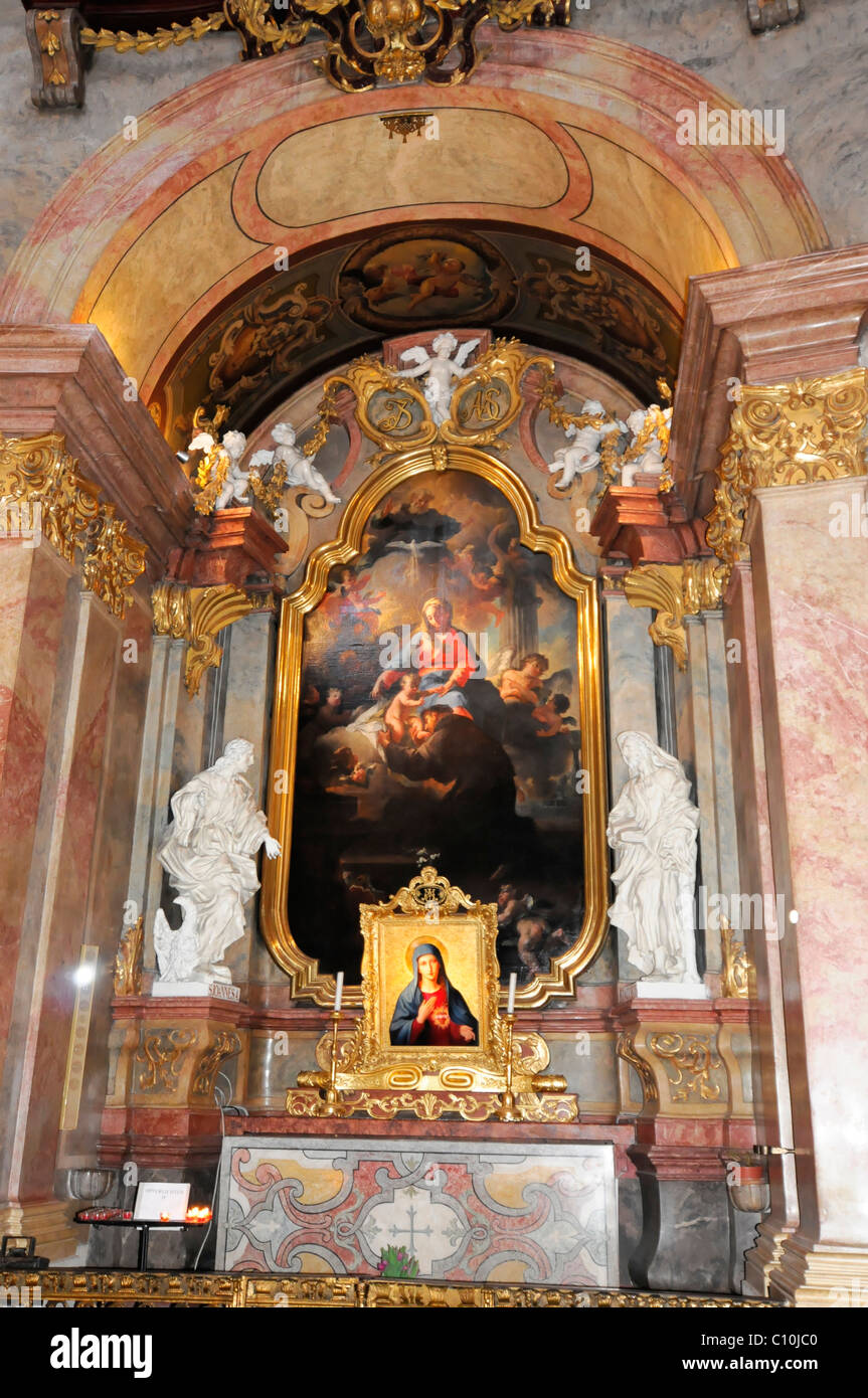 Interno, chiesa di San Pietro, chiesa Peterskirche, Vienna, Austria, Europa Foto Stock