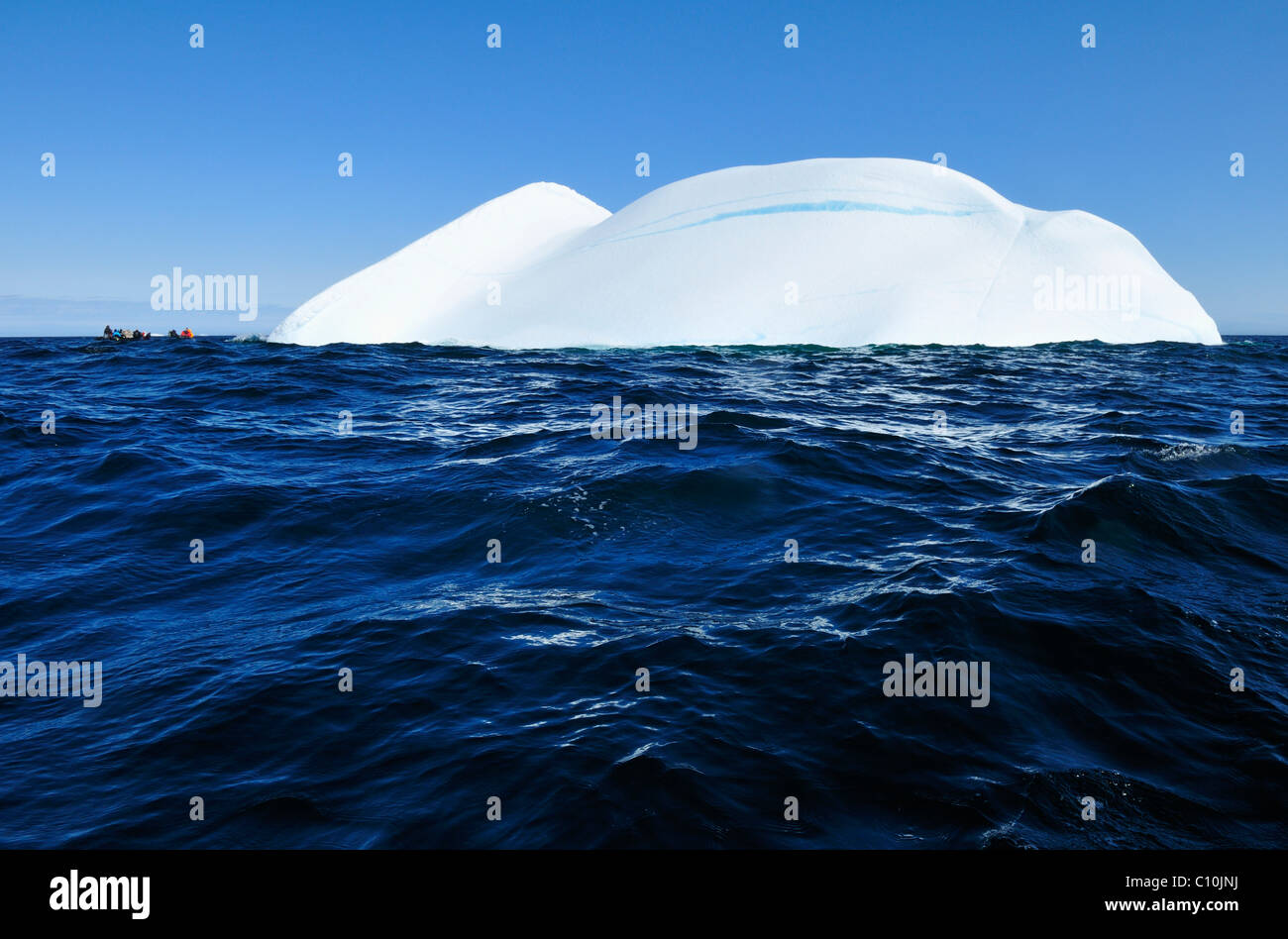 Iceberg a stretto di Davis vicino Isola Baffin, Nunavut, Canada, Arctic Foto Stock