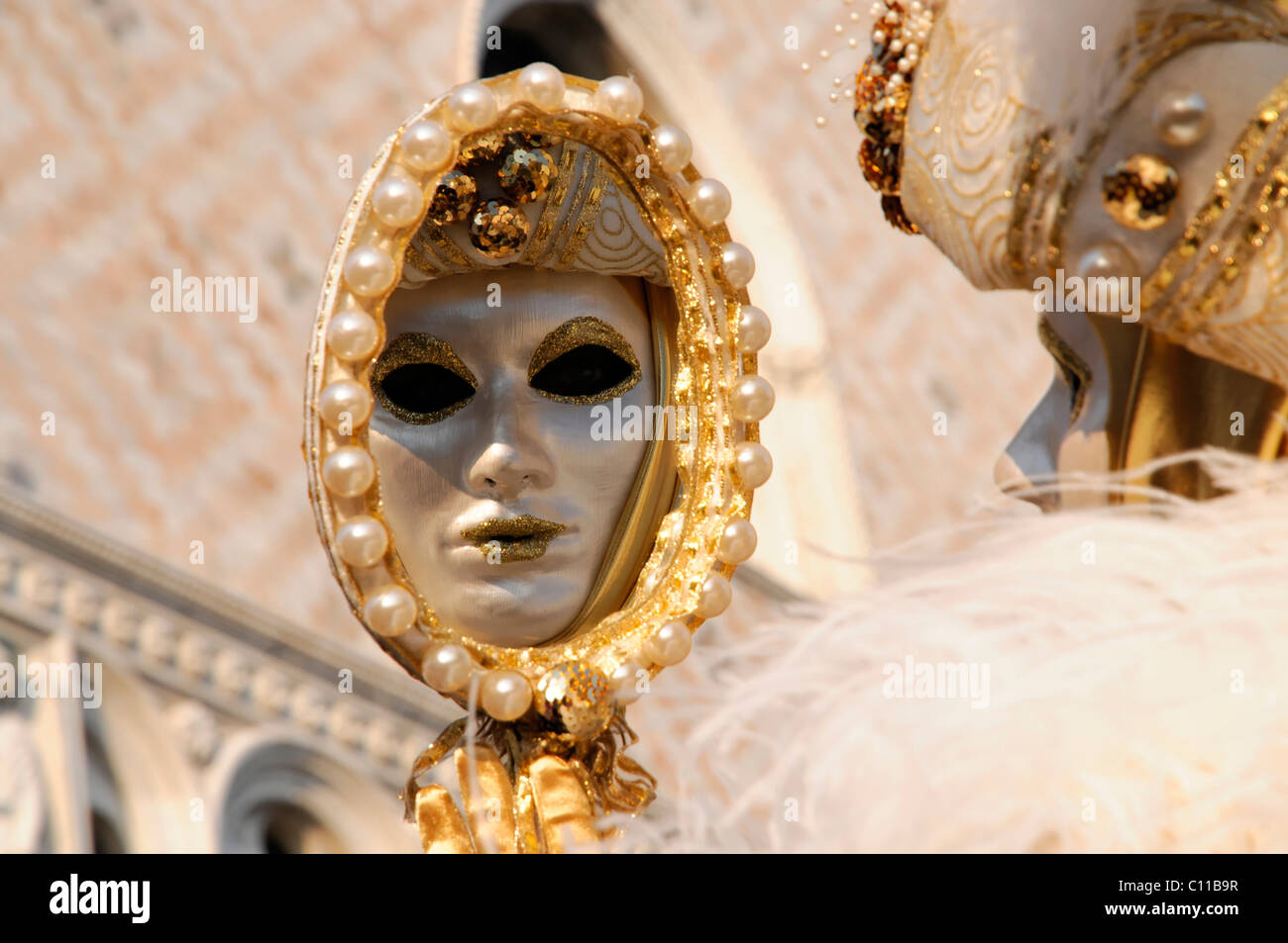 Maschera, Carnevale, il carnevale di Venezia, Veneto, Italia, Europa Foto Stock