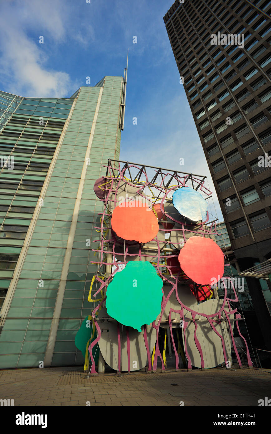 Arte moderna al Cardinale Place, Londra. Foto Stock