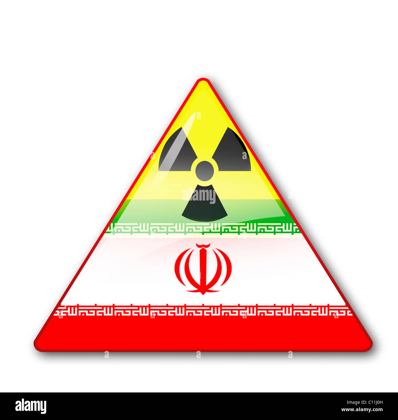 Immagine simbolica, controversia nucleare tra Iran e le Nazioni Unite, la comunità internazionale Foto Stock
