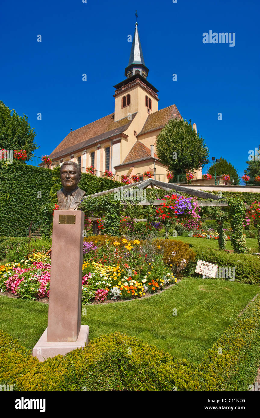 Eglise Catholique Paroisse Sainte Trinité, cattolica Chiesa della Trinità, Lauterbourg, Alsazia, Francia, Europa Foto Stock