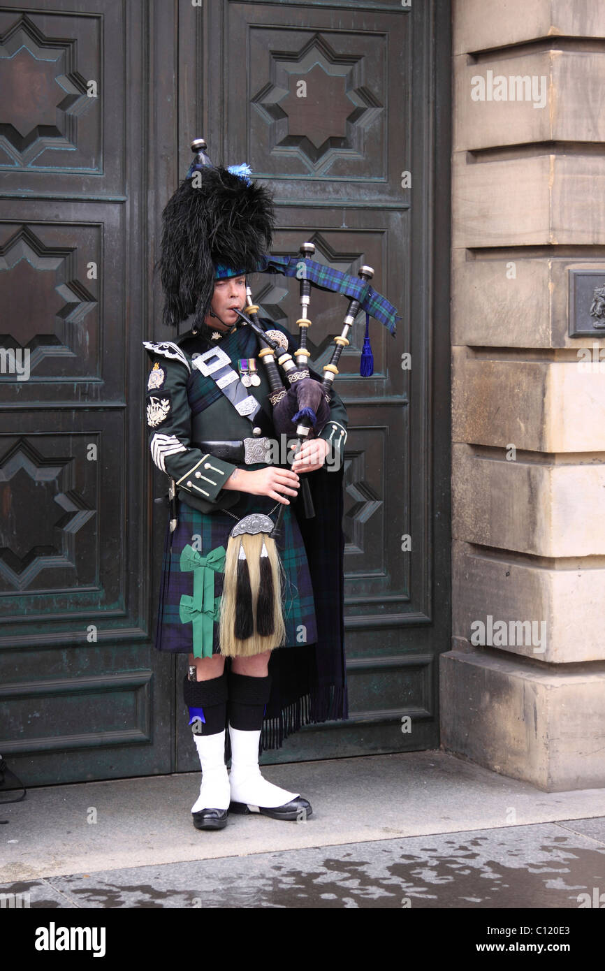 Piper, Edimburgo, Scozia, Regno Unito, Europa Foto Stock